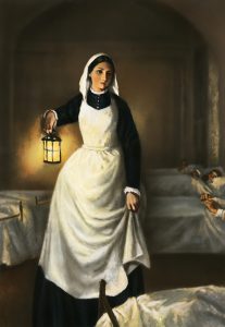 Florence Nightingale made hospitals cleaner places. She showed that trained nurses and clean hospitals helped sick people get better. She was the founder of modern nursing.